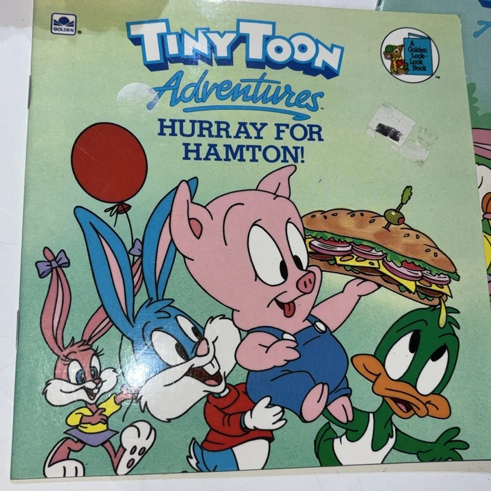 Tiny Toons Books Warner Bros Tiny Toons Children’s Books 1990s VTG Cartoon
